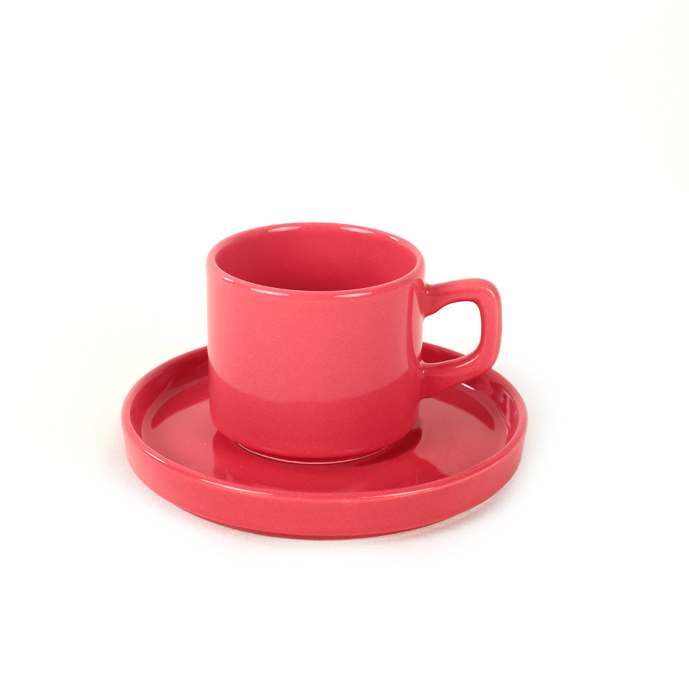 Mixed Stackable Teacup Set 12 Pieces for 6 People