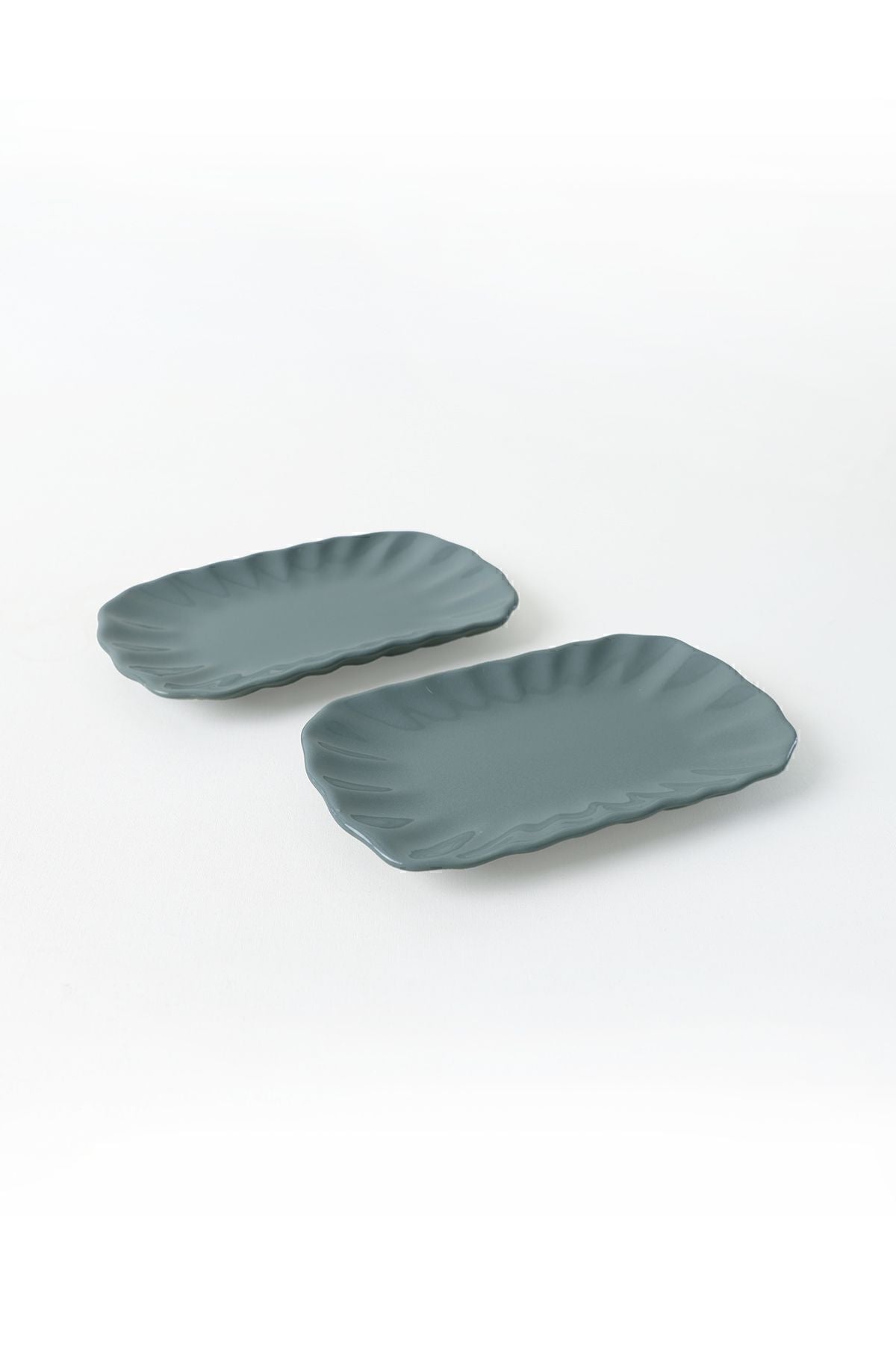 Green Sirius Boat Plate 23 cm 2 Pieces