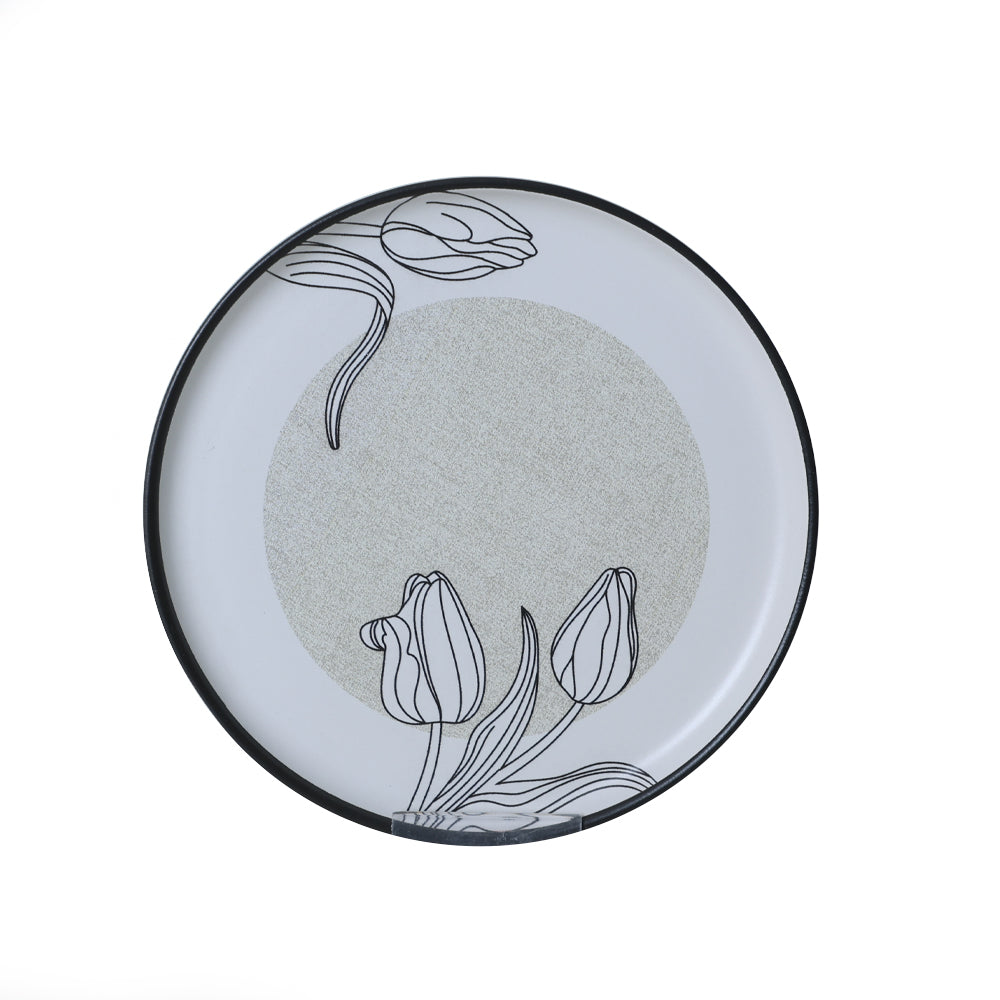 Keraart Shade Flowers Nordic Cake Plate 22 Cm 6 Pieces