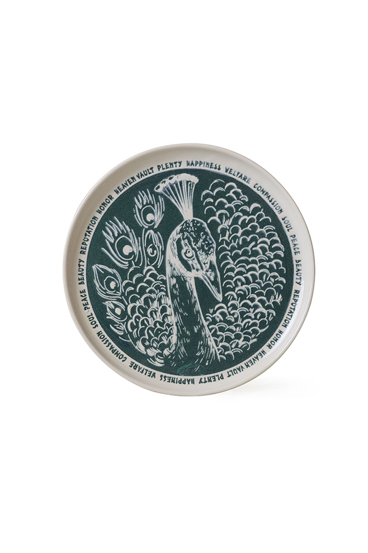 Peacock Nordic Cake Plate 22 cm 4 Pieces