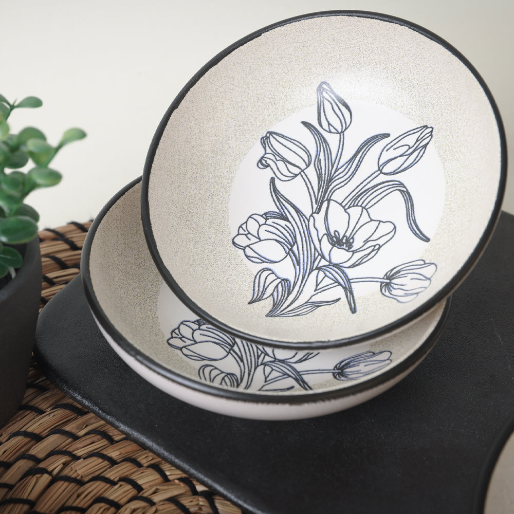 Shade Flowers Snack Bowl 13 Cm 6 Pieces