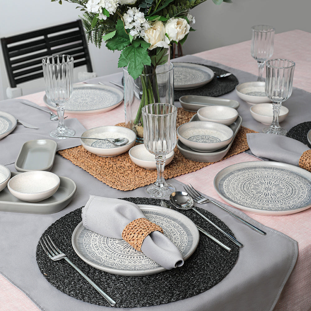 Stone Breakfast Set 18 Pieces 6 Persons