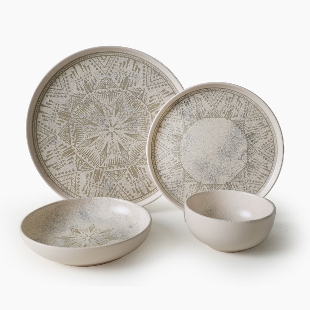 Groundlace Dinner Set 24 Pieces for 6 People
