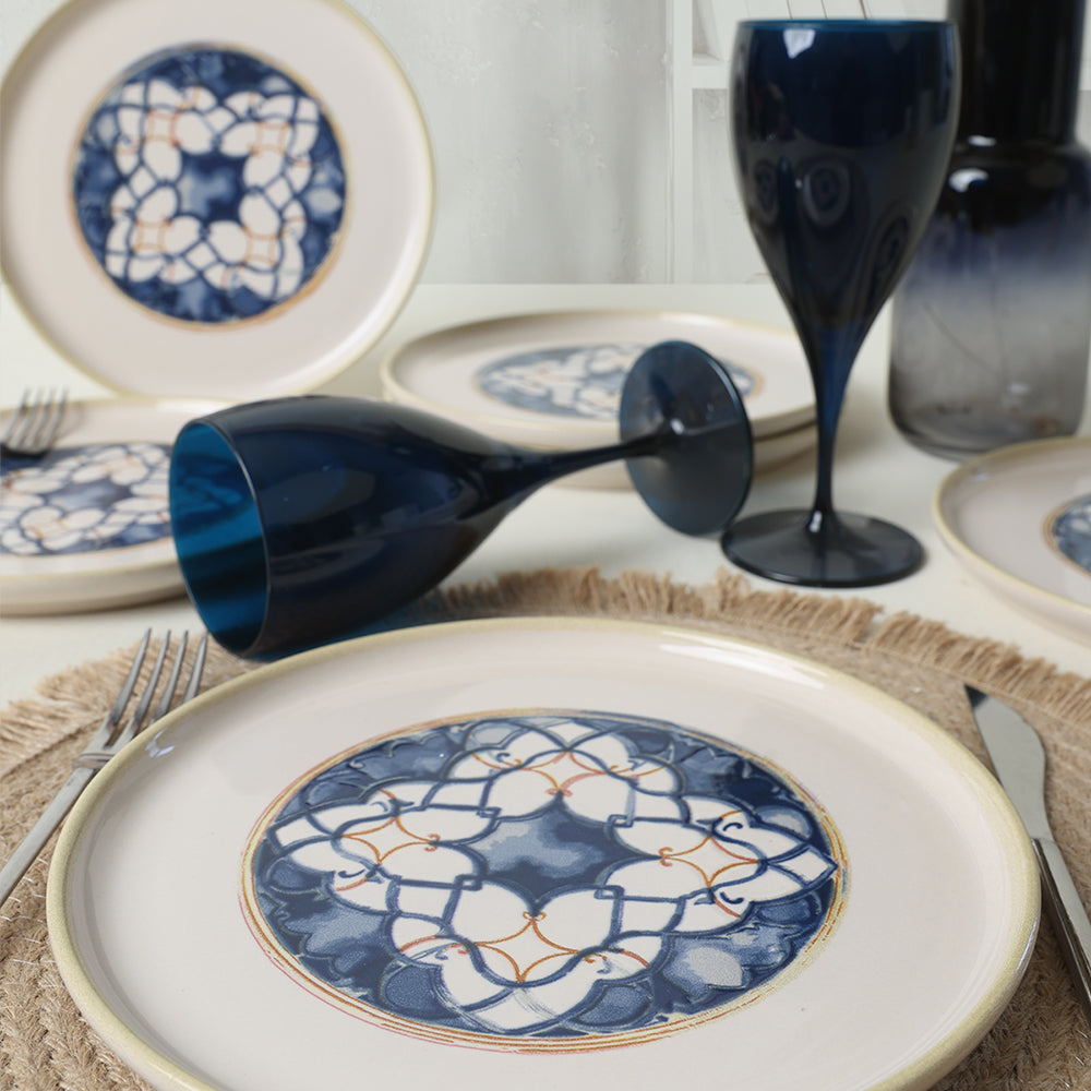 Wave Flow Nordic Cake Plate 22 Cm 6 Pieces