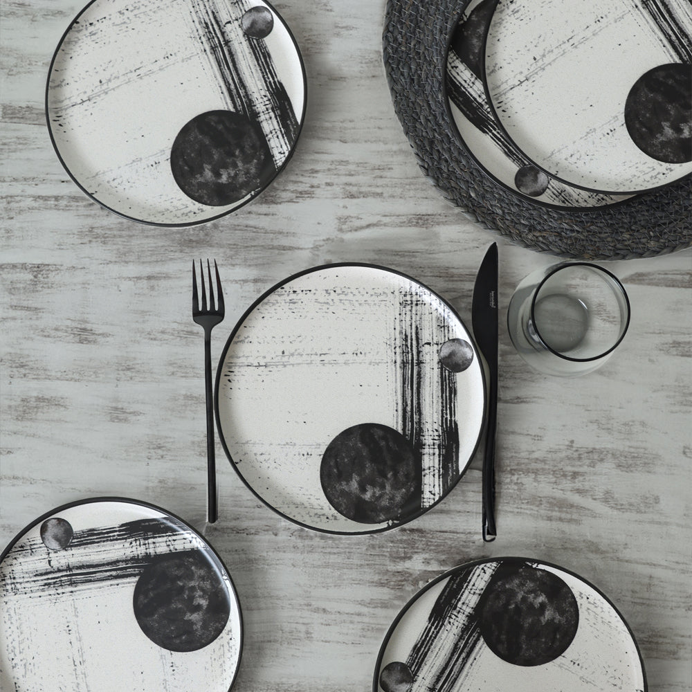 Keraart Shadowy Nordic Cake Plate 22 Cm 6 Pieces