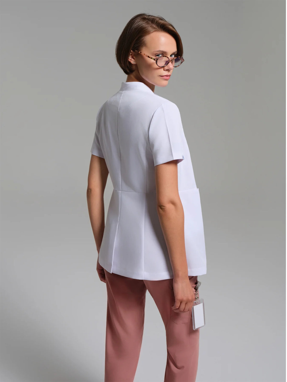Cosa Tailored Fit® Women’s Short Sleeve Medical Coat