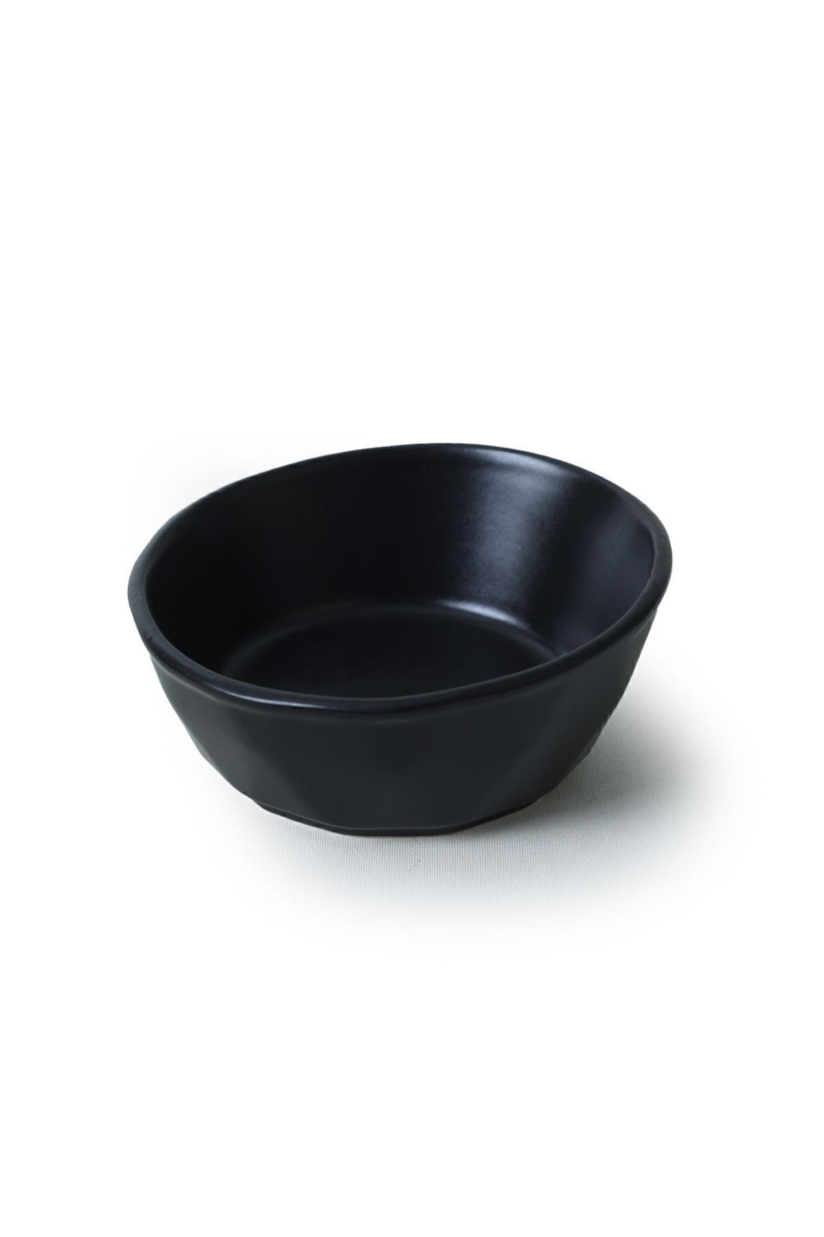 Matte Black Crystal Snack Bowl 12 cm 6 Pieces