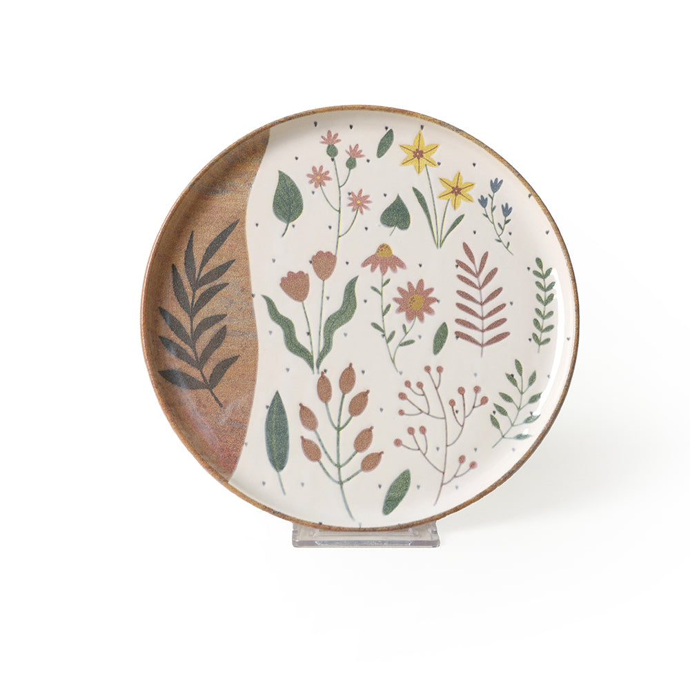 Soft Bloom Nordic Cake Plate 22 Cm 4 Pieces