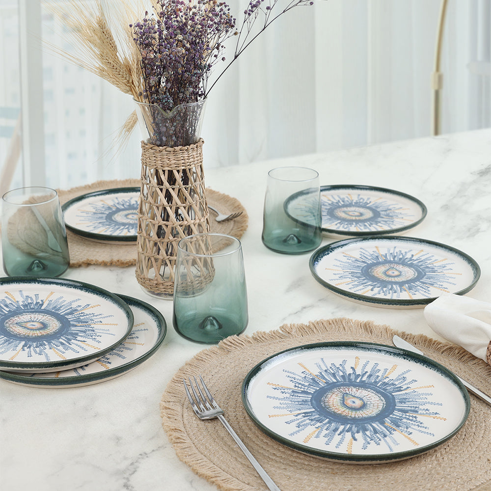 Hydra Nordic Cake Plate 22 Cm 6 Pieces
