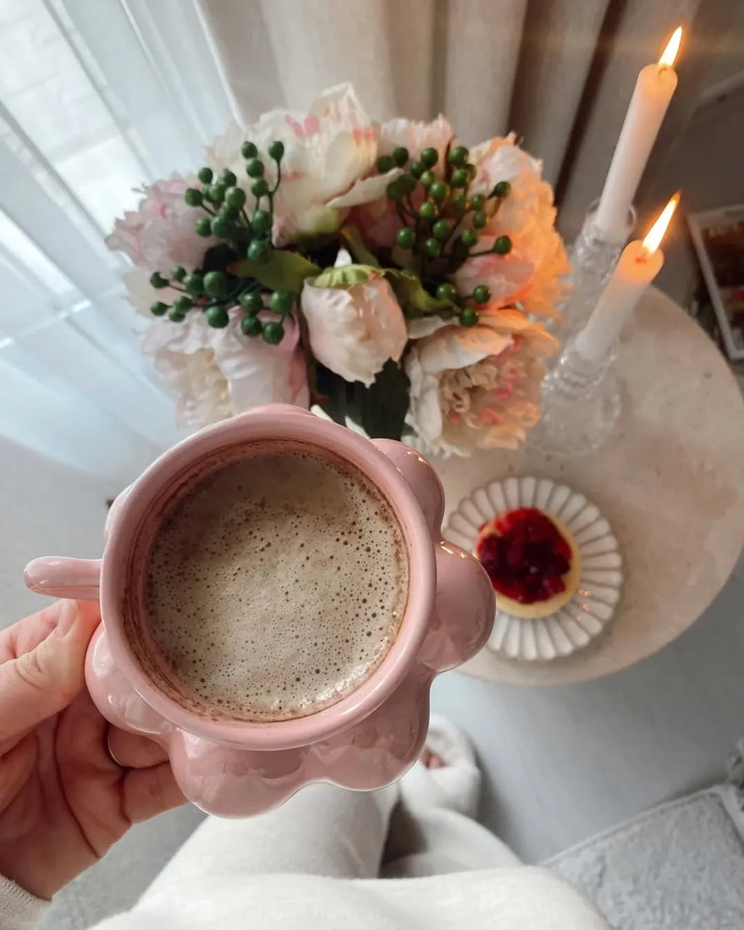 Daisy Handmade Ceramic Coffee Cup