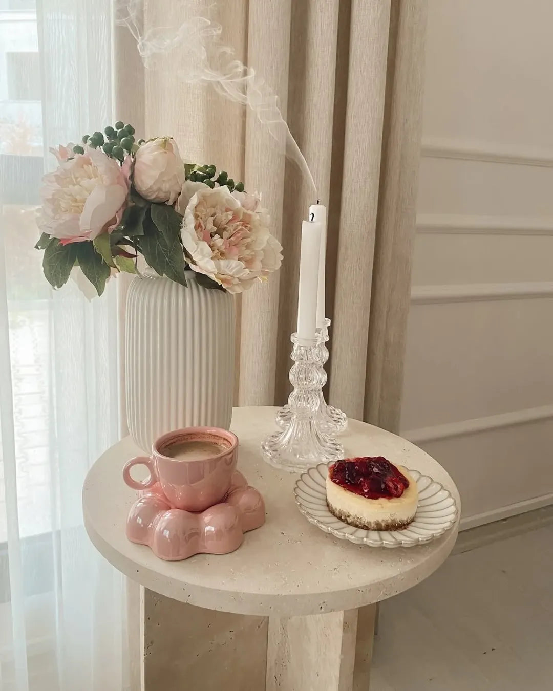 Daisy Handmade Ceramic Coffee Cup