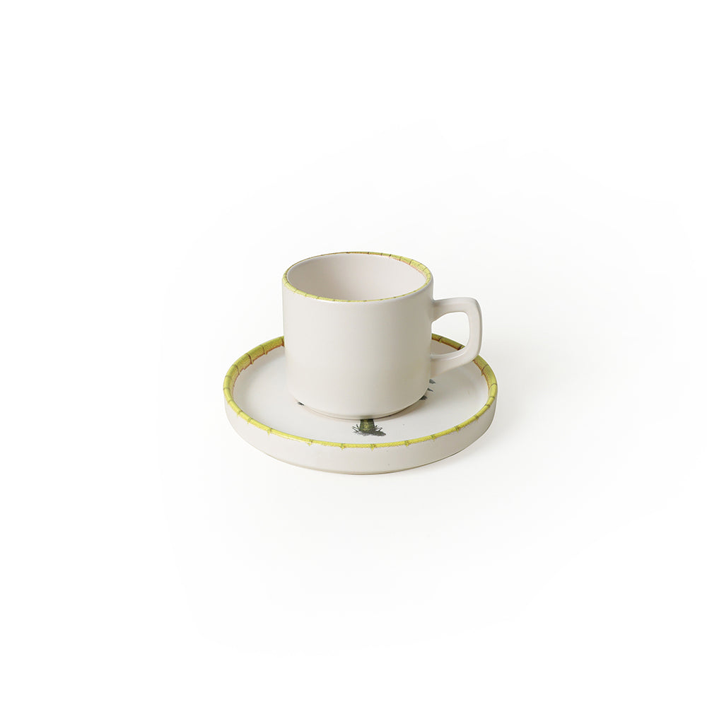 Palmiye Stackable Tea Set 12 Pieces for 6 People