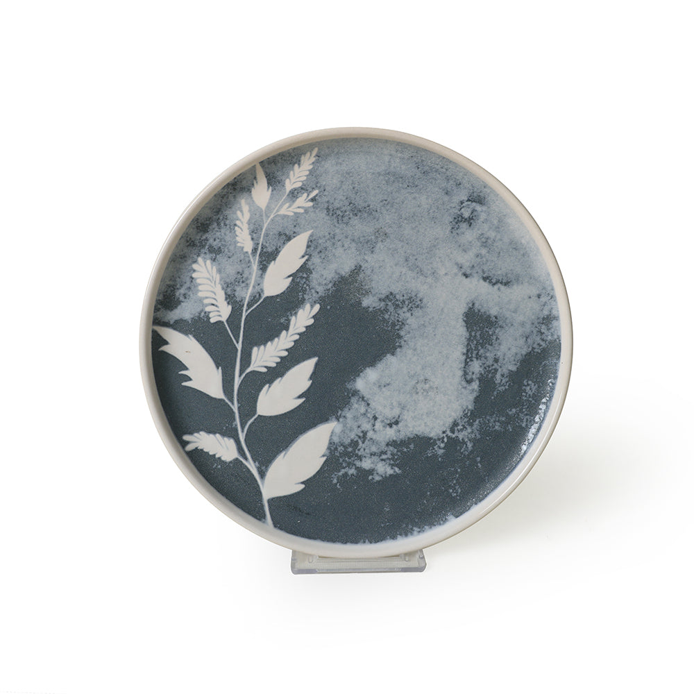 Deep Flowers Nordic Cake Plate 22 Cm 6 Pieces