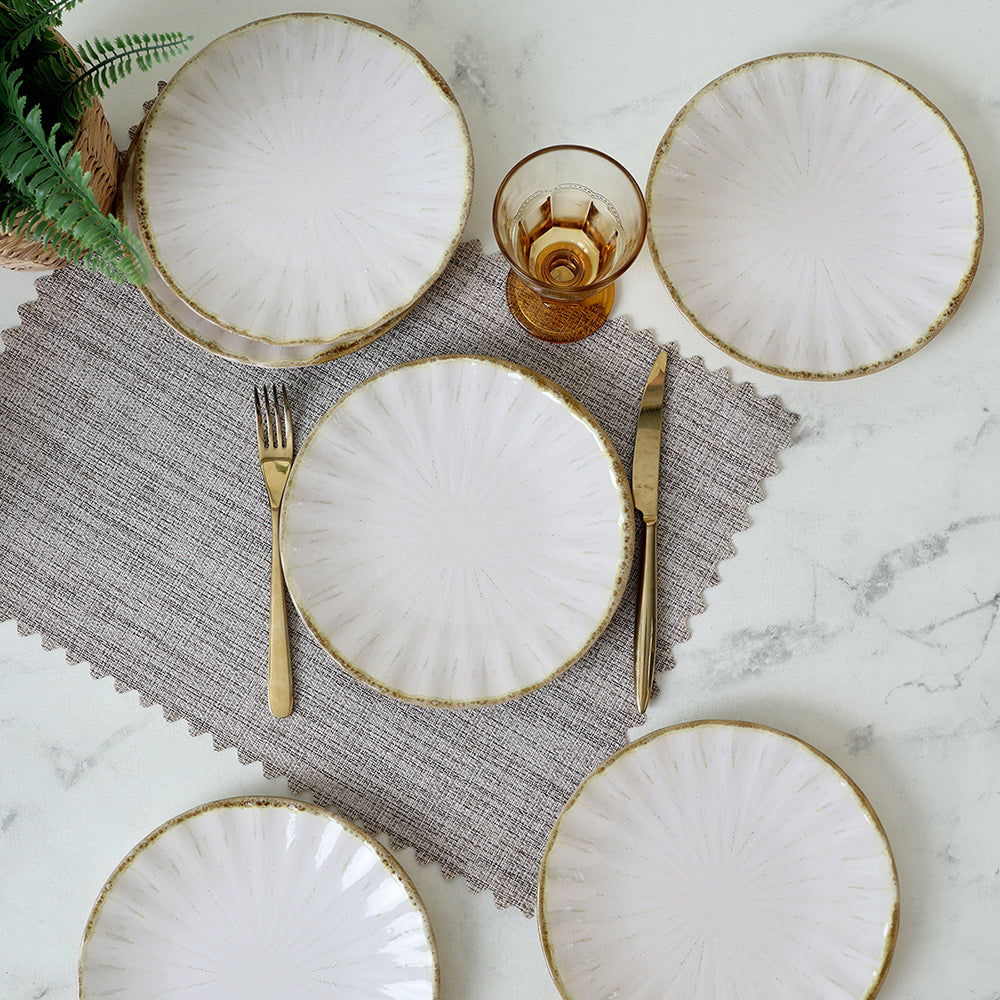 Keraart Rustic Sirius Cake Plate 22 Cm 6 Pieces