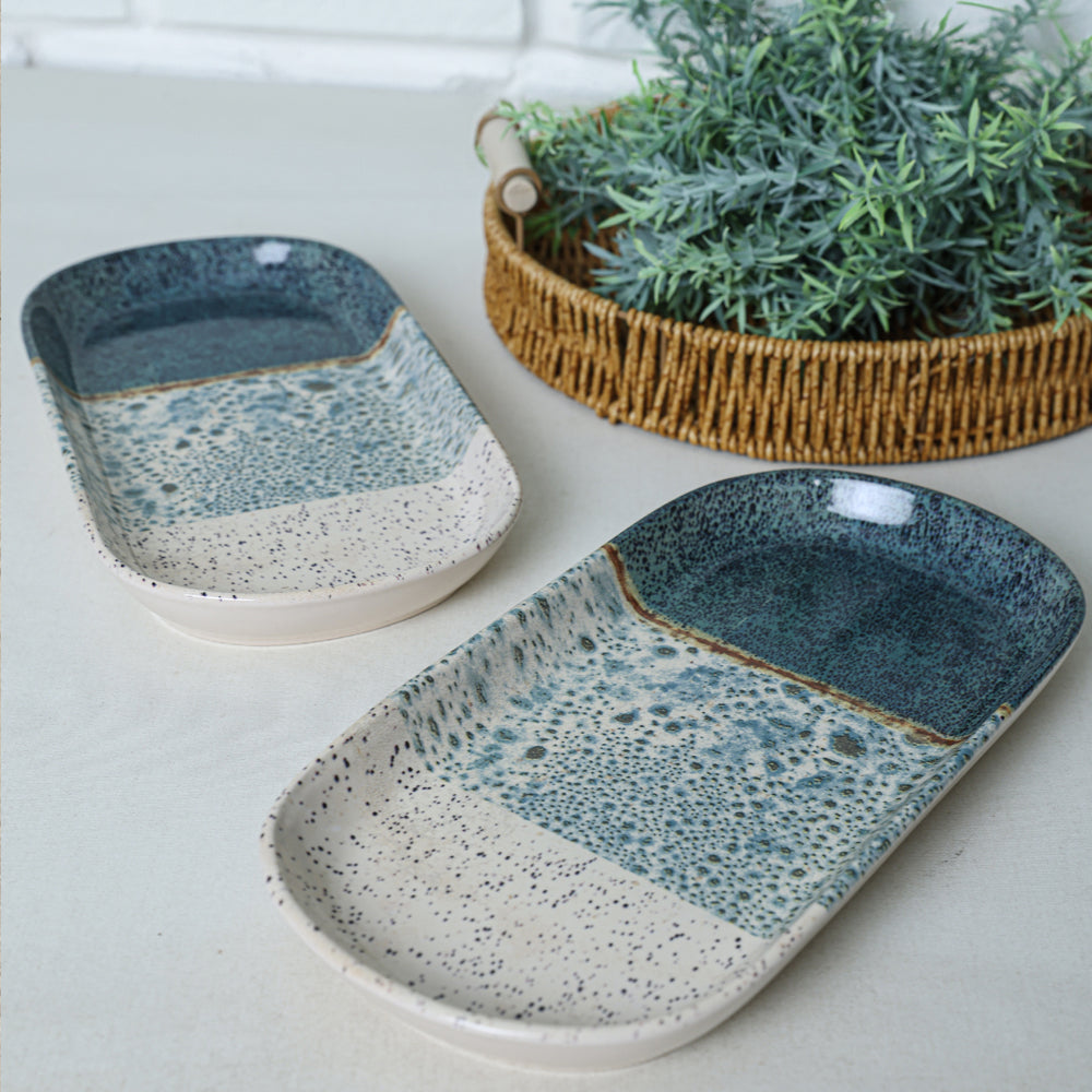 Noyan Boat Plate 26 Cm 2 Pieces
