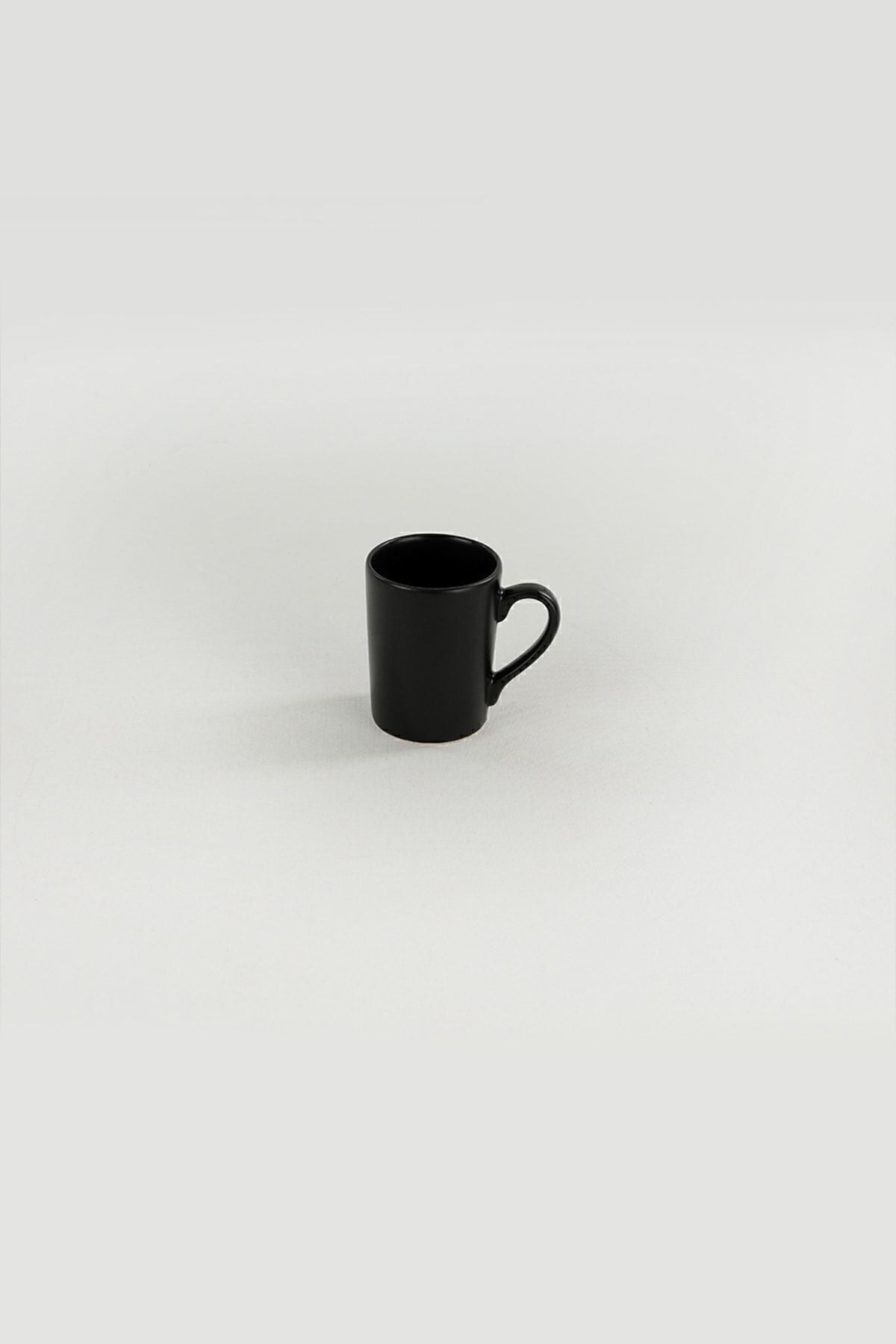 Matte Black Zen Mug, 8 cm, 6 Pieces