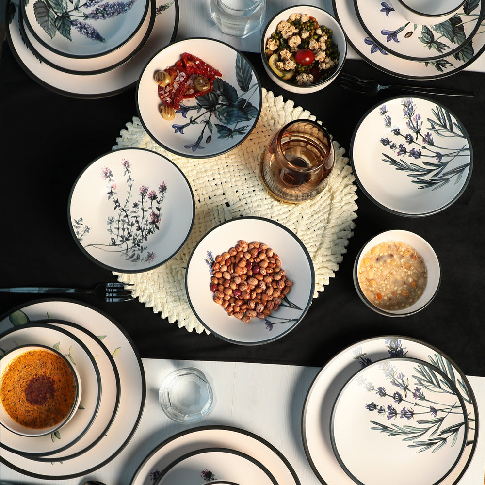 Flower Garden Dinner Set 24 Pieces 6 Person