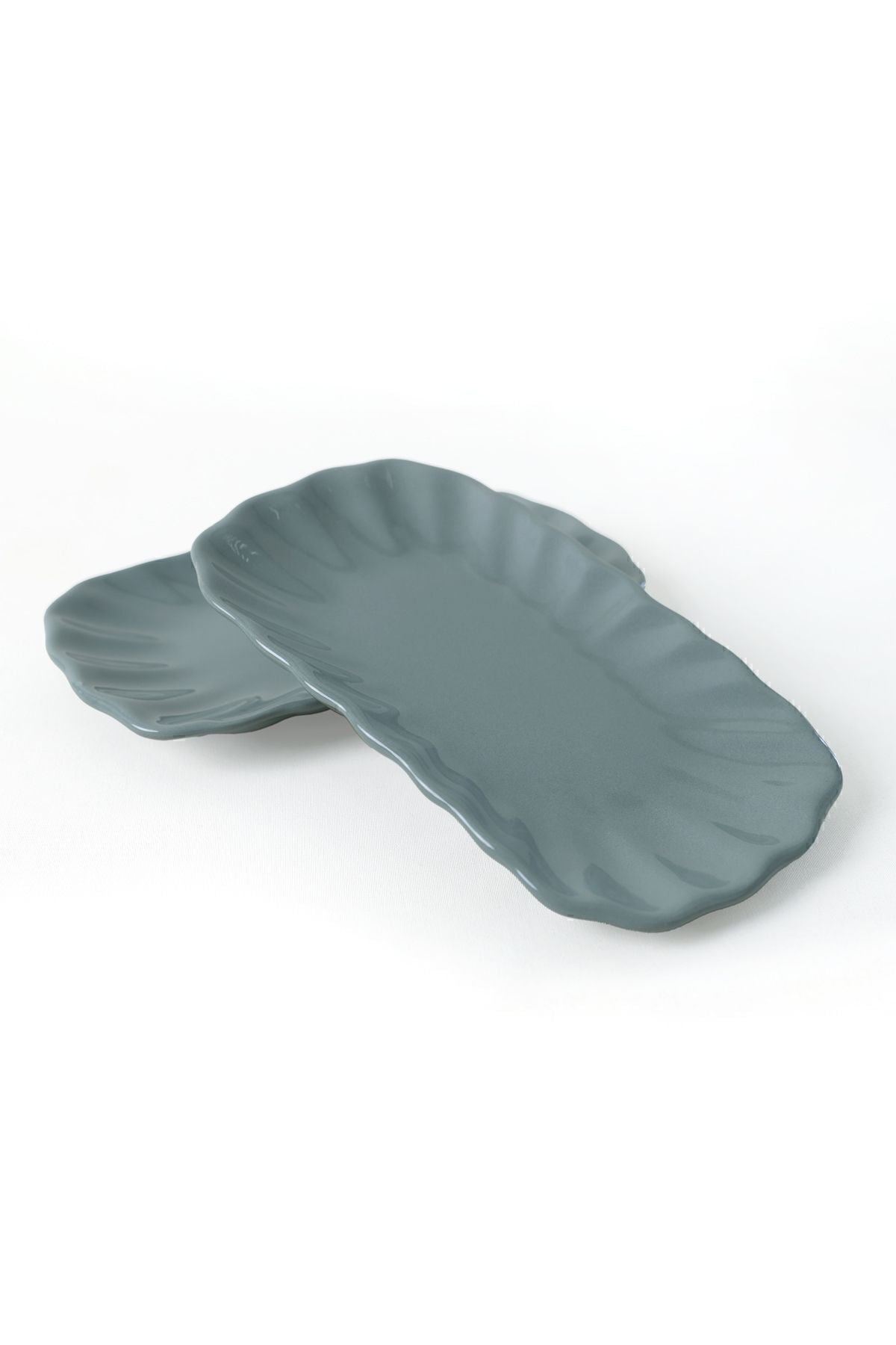 Green Sirius Boat Plate 23 cm 2 Pieces