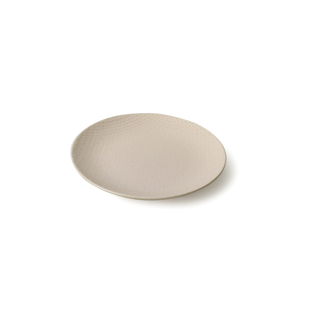 Sand Cream Relief Dinner Set 18 Pieces for 6 People
