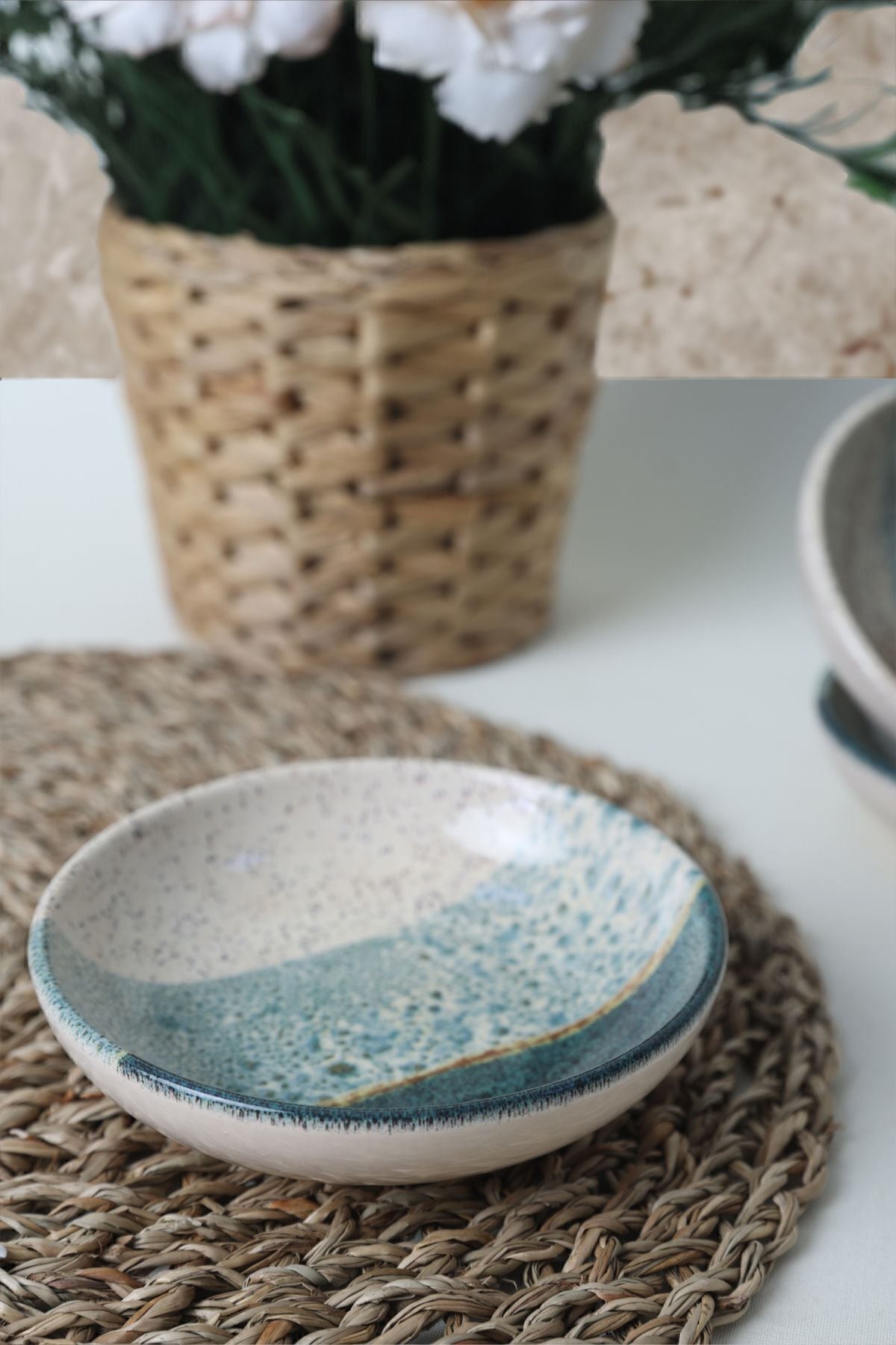 Colored Ring Snack Bowls 13 Cm 6 Pieces