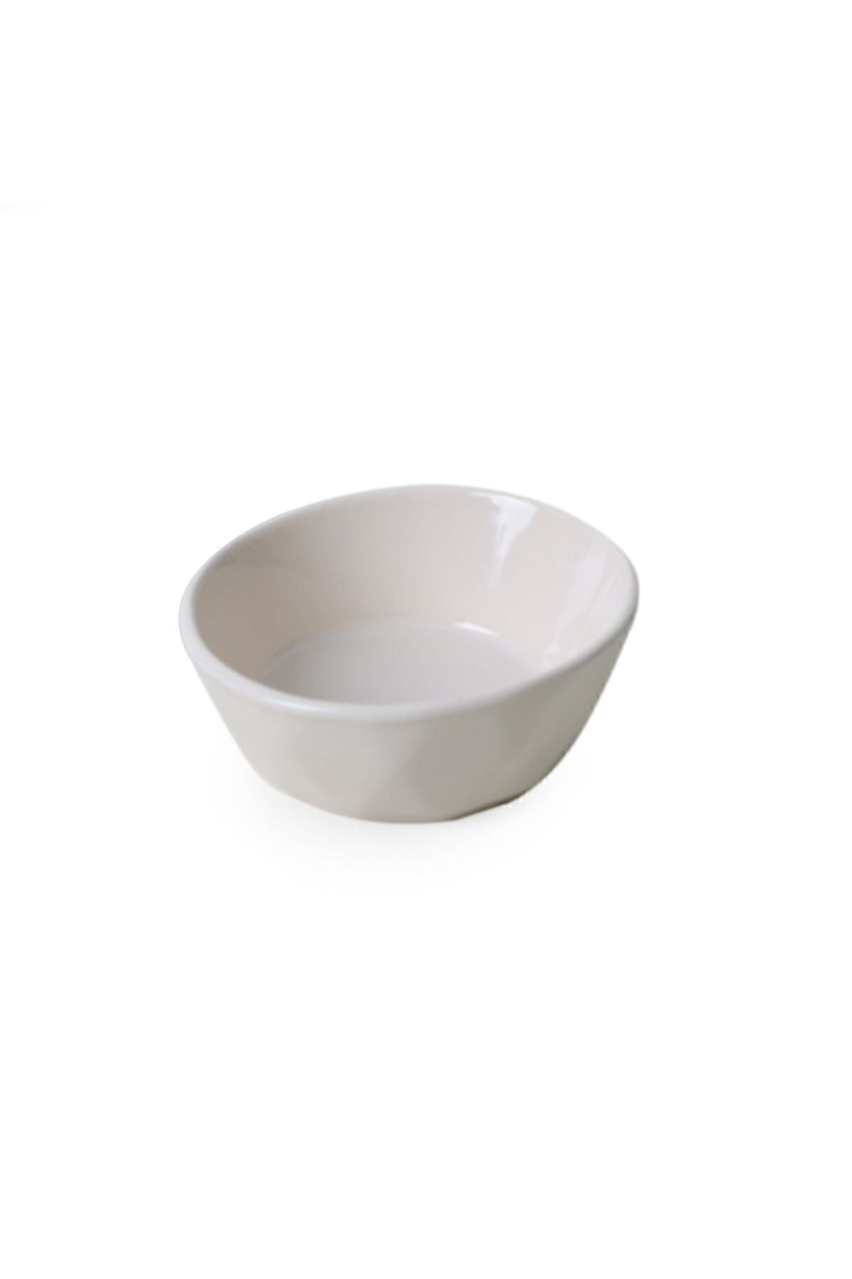Cream Crystal Snack Bowl 12 cm 6 Pieces