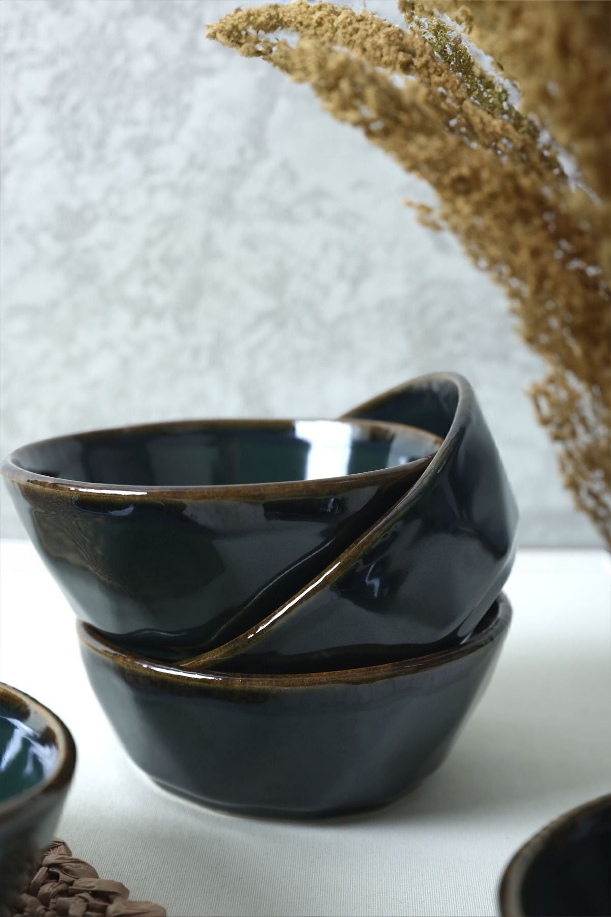 Emerald Crystal Snack Bowl 12 cm 6 Pieces