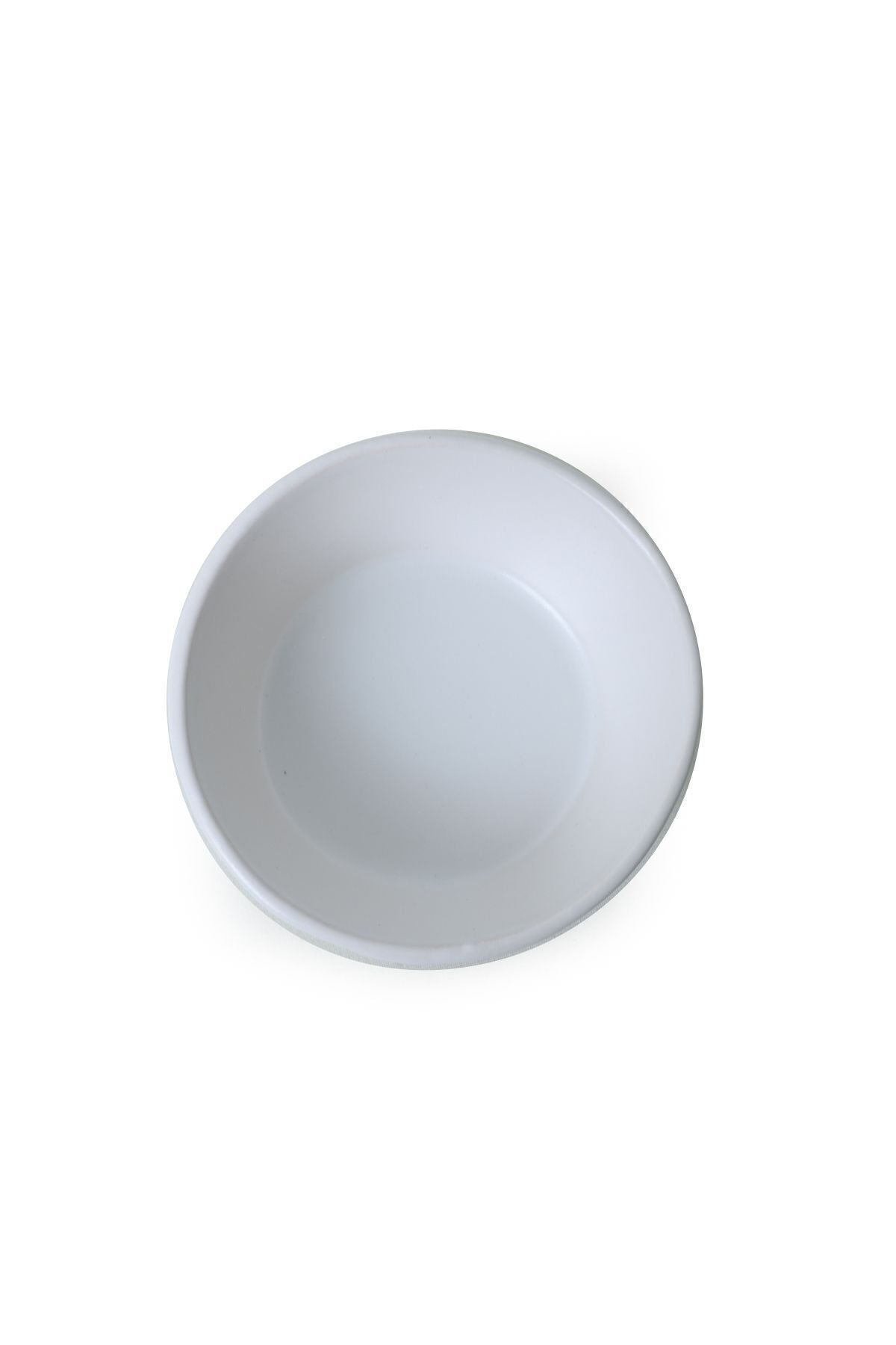 Matte White Crystal Snack Bowl 12 cm 6 Pieces