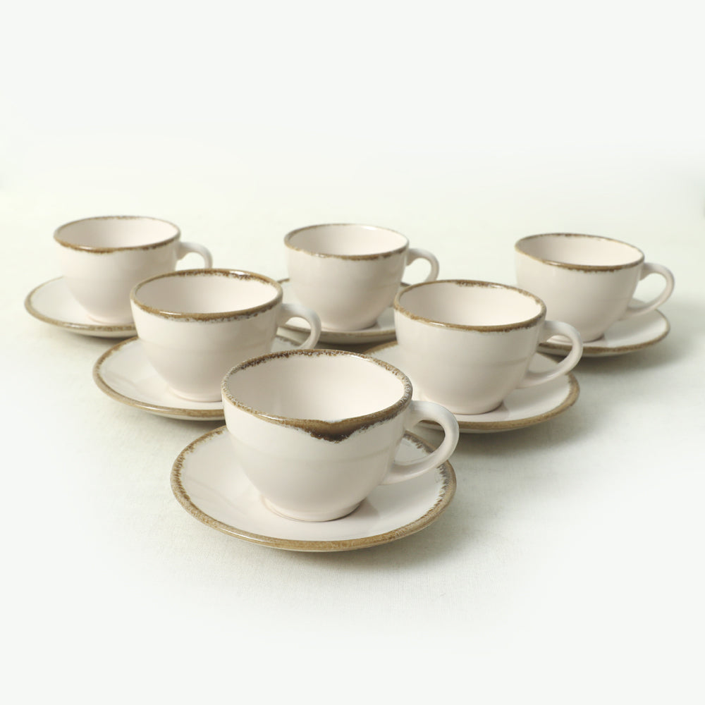 Straw Kera Tea Set 12 Pieces for 6 People
