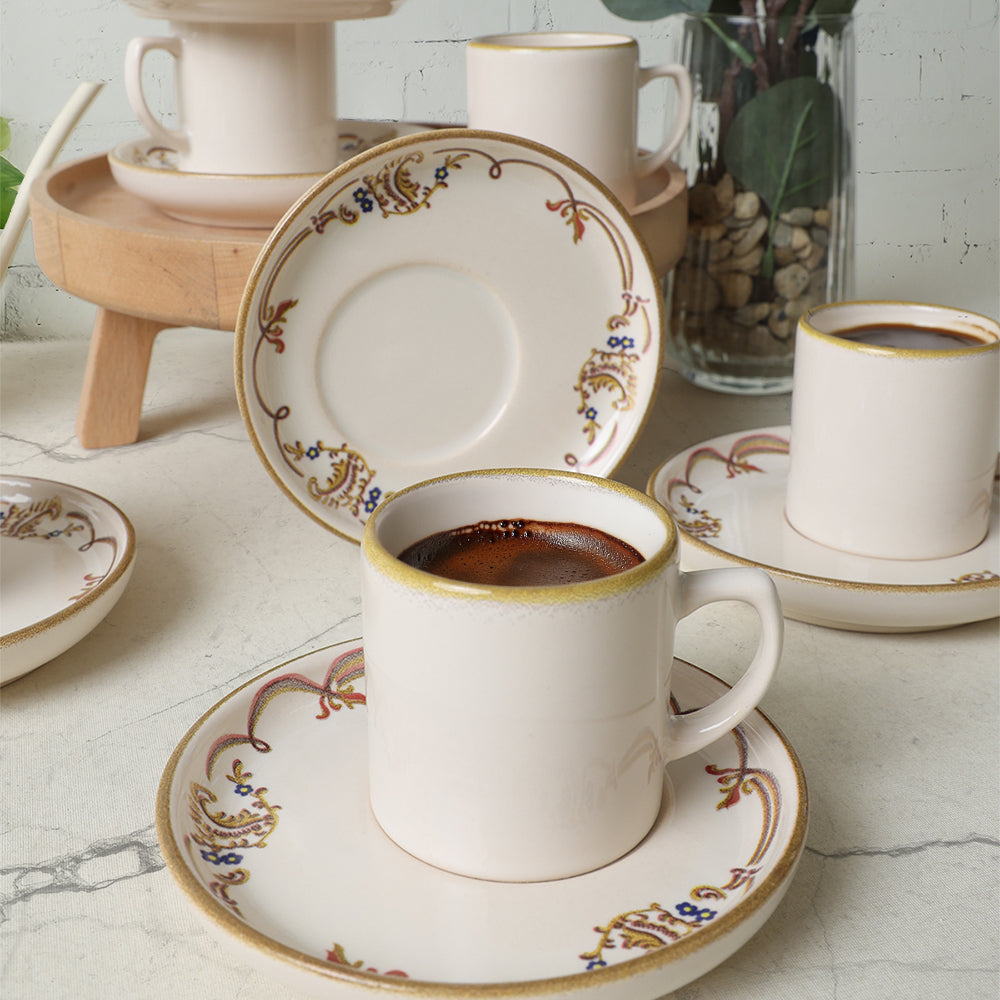 Bronze Bloom Nordic Coffee 6 Person Set