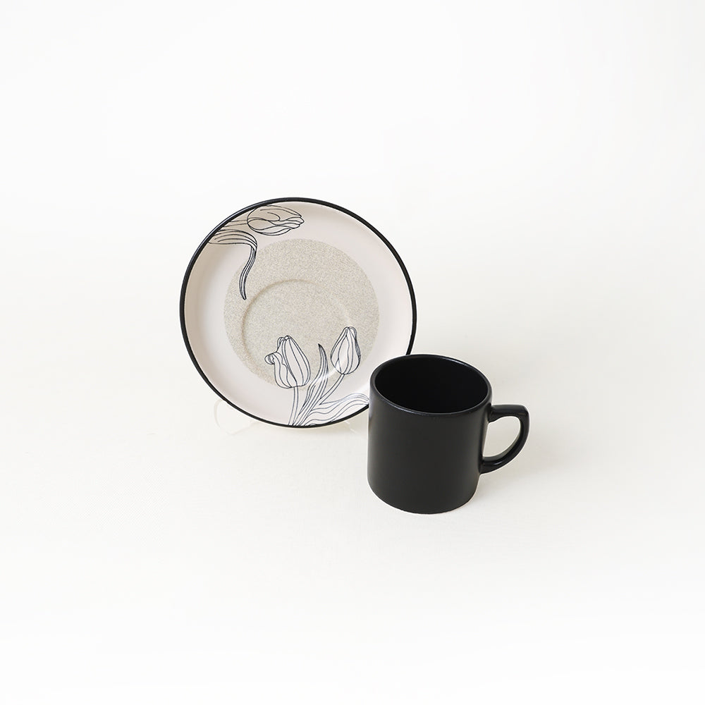 Shade Flowers Nordic Coffee Set 12 Pieces 6 Person