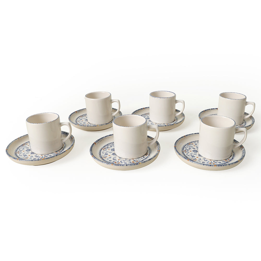 Sapphire Nordic Coffee Set 12 Pieces 6 Person