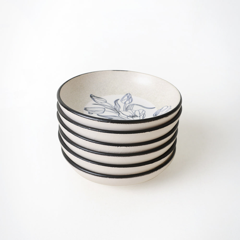 Shade Flowers Snack Bowl 13 Cm 6 Pieces