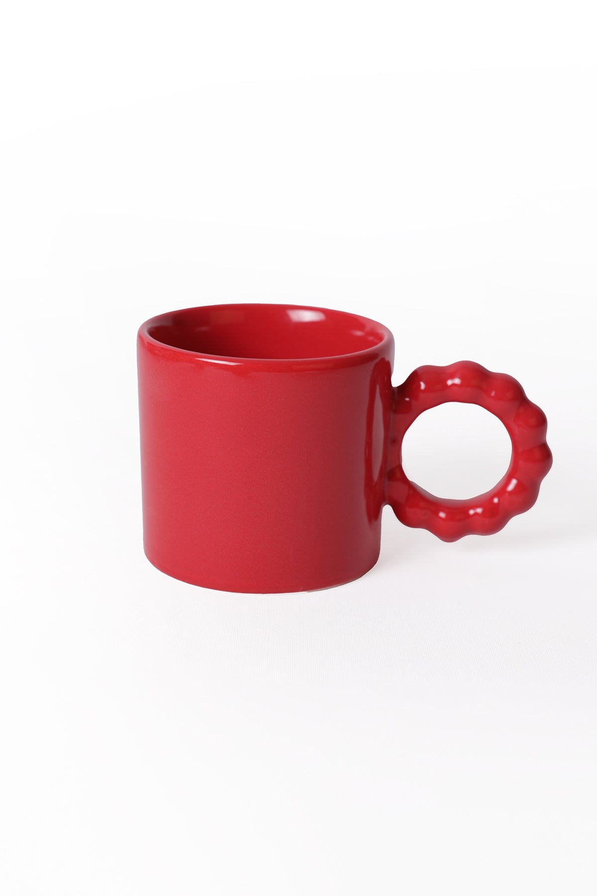 Red Pearl Mug 8 cm 2 Pieces