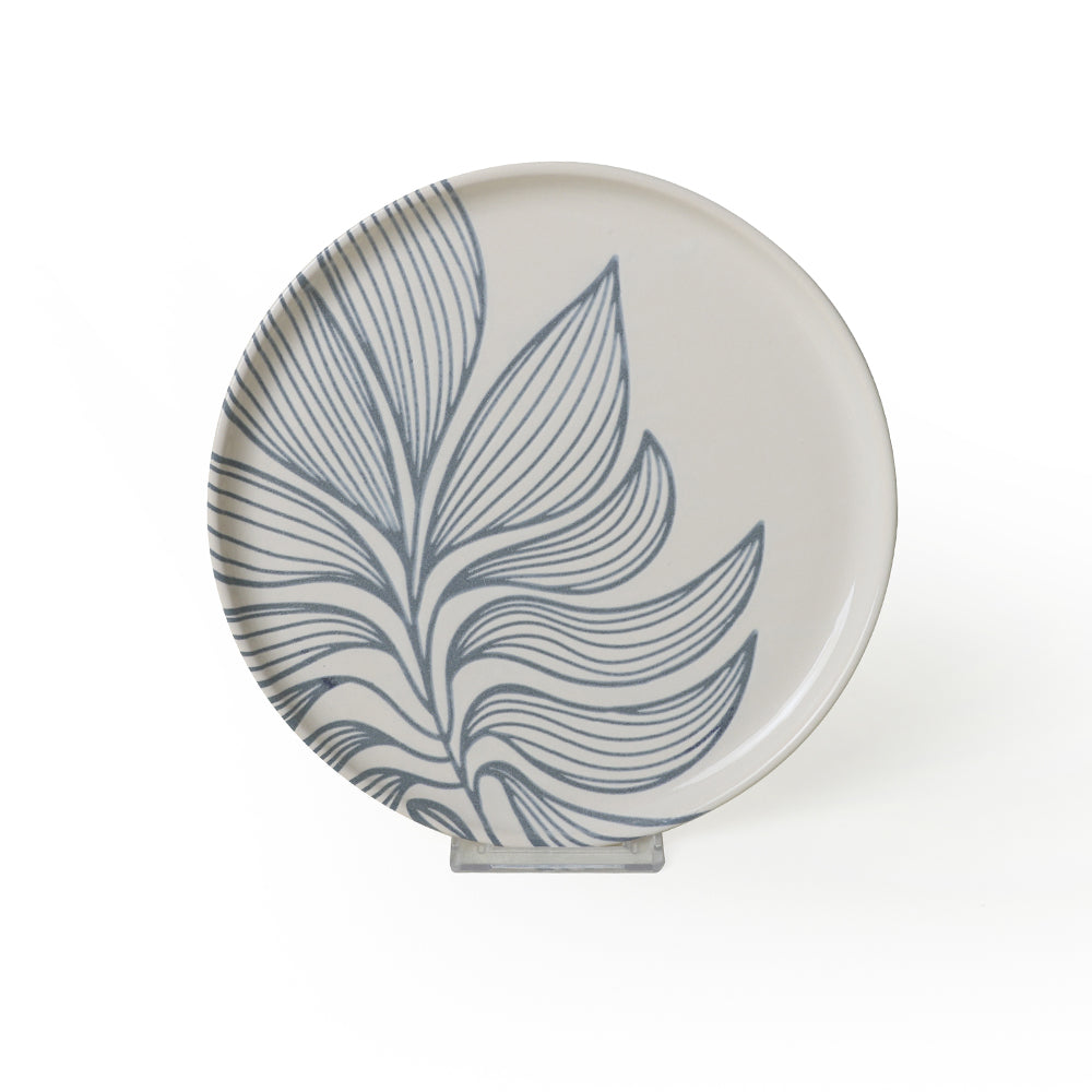 Leaf Harmony Nordic Cake Plate 22 Cm 4 Pieces
