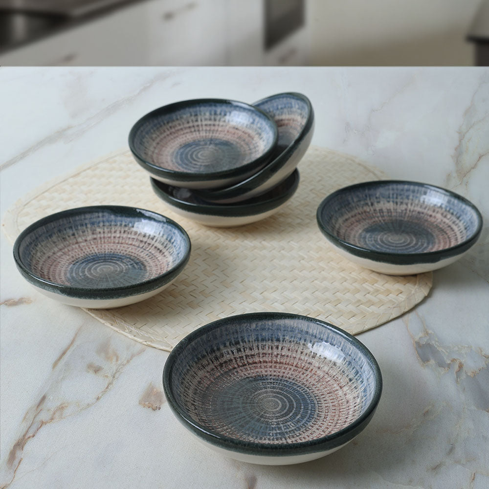 Hydra Ring Snack Bowl 13 Cm 6 Pieces