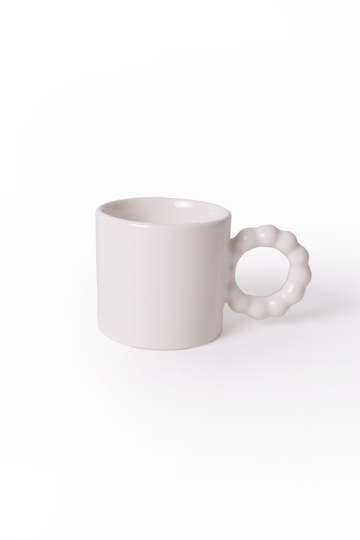 White Pearl Mug 8 cm 2 Pieces