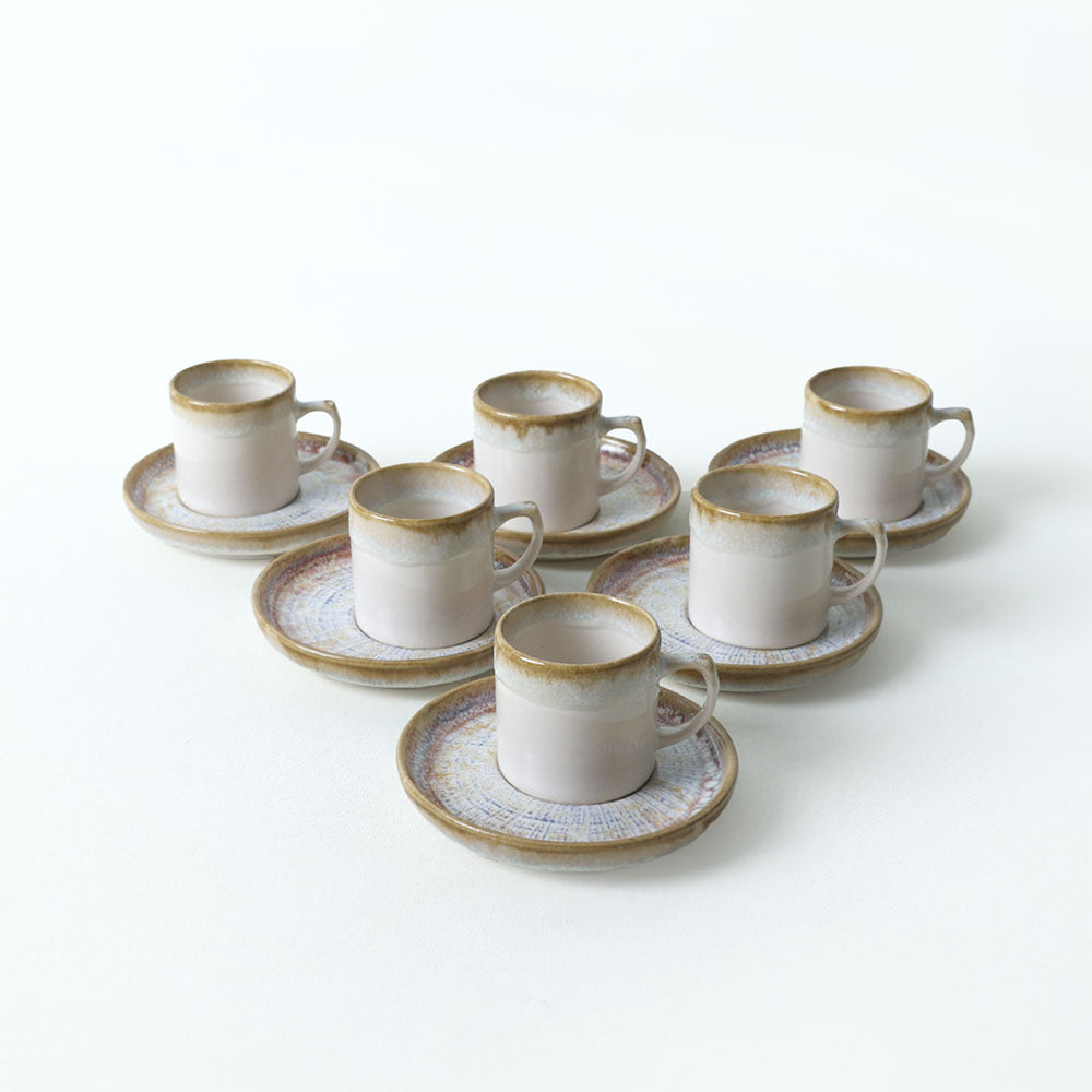 Hydra Nordic Coffee Set 12 Pieces 6 Person