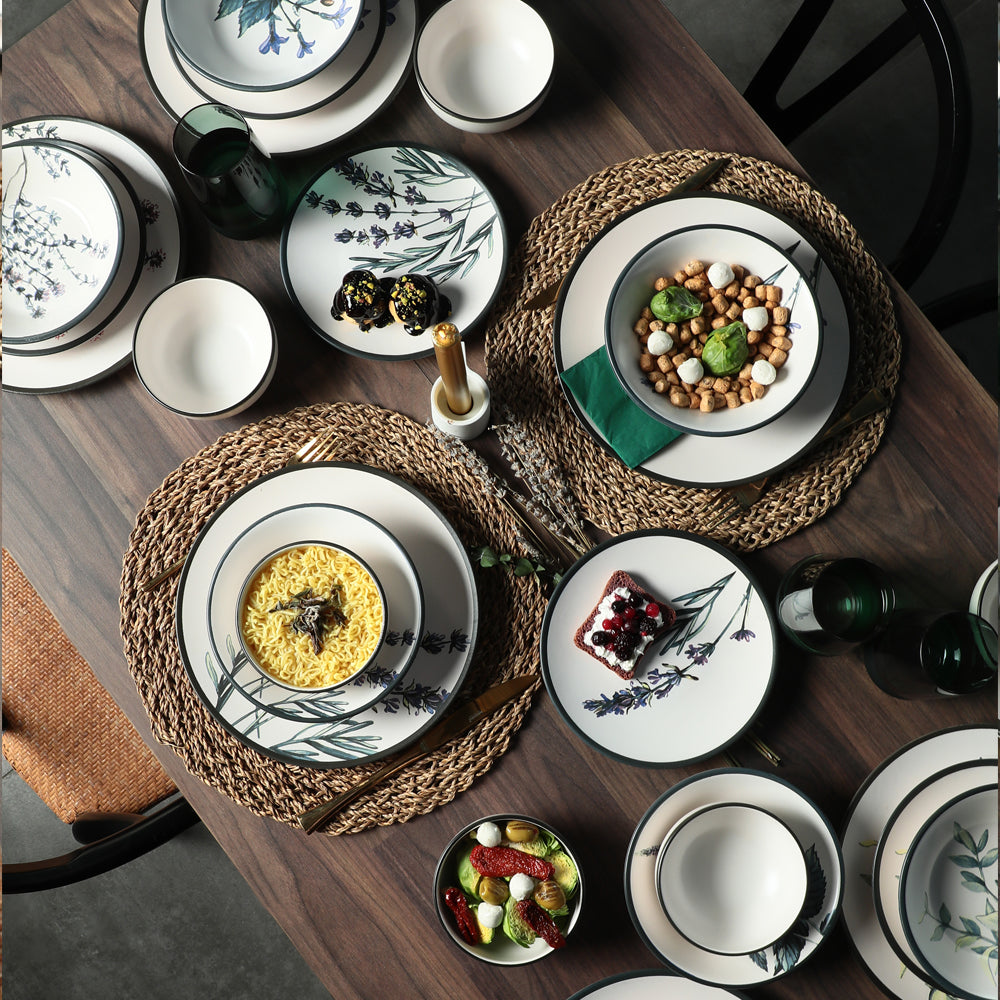 Flower Garden Dinner Set 24 Pieces 6 Person