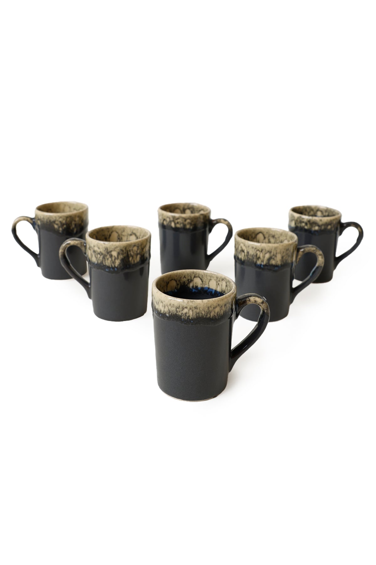 Shizen Gray Zen Mug 8 cm 6 Pieces