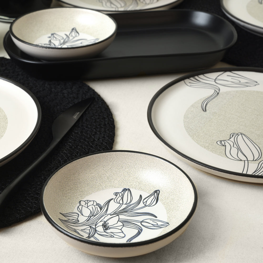 Shade Flowers Breakfast Set 10 Pieces for 4 People