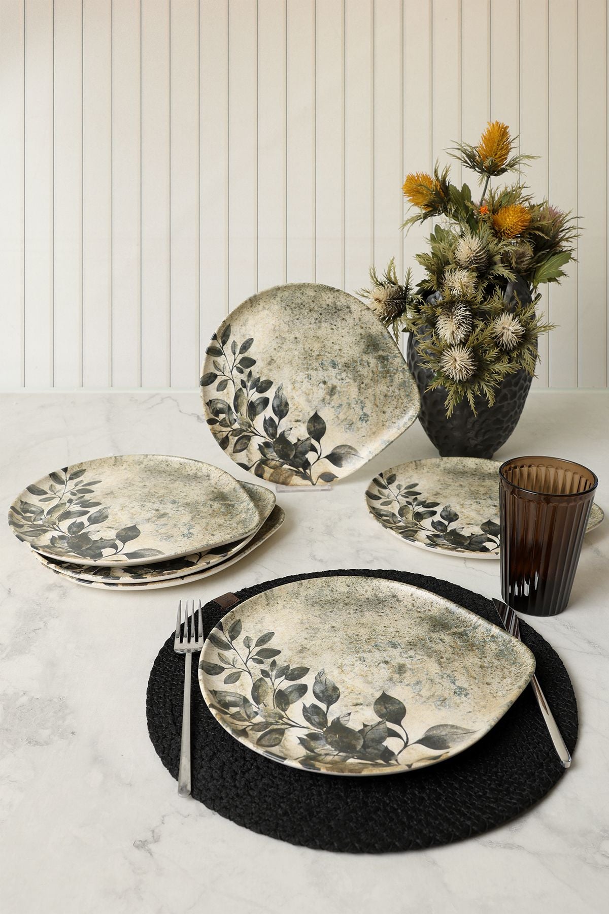 Forest Rustle Serenity Serving Plate 27 cm 6 Pieces