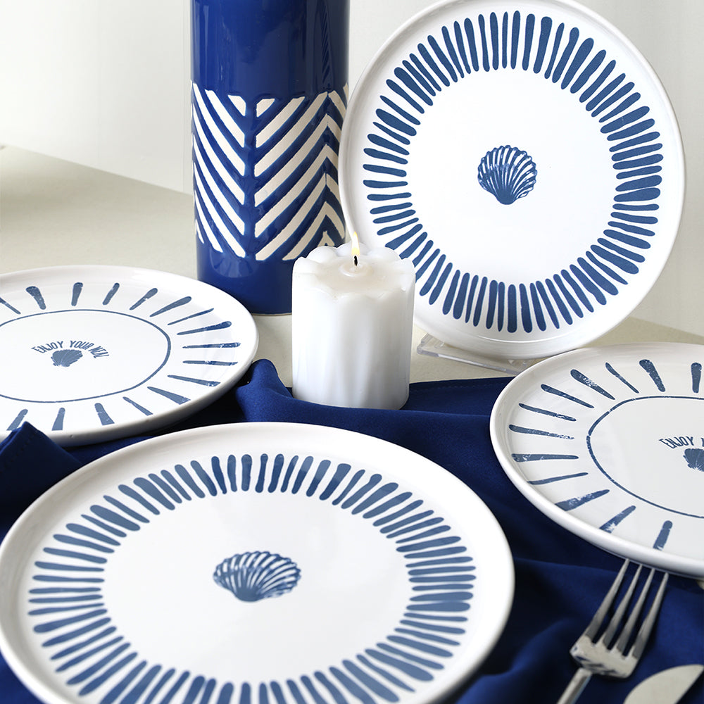 Ocean Muse Nordic Cake Plate 22 Cm 4 Pieces