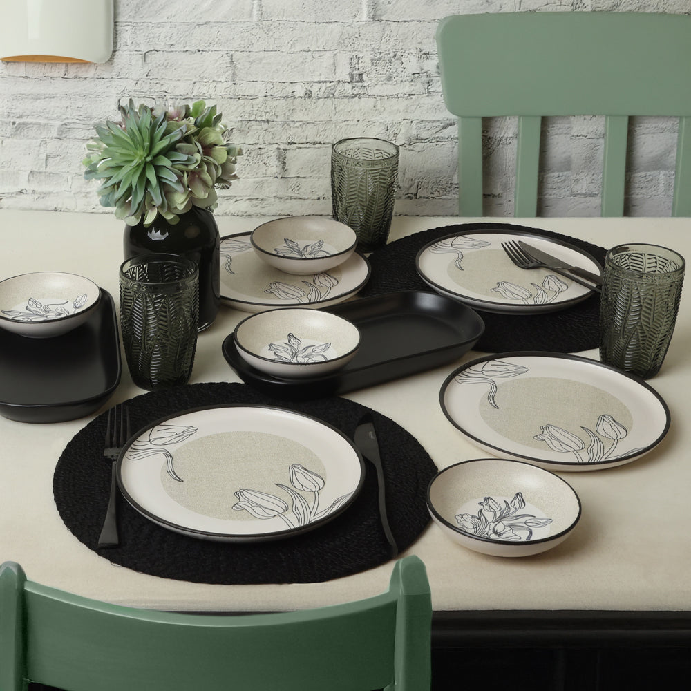 Shade Flowers Breakfast Set 10 Pieces for 4 People