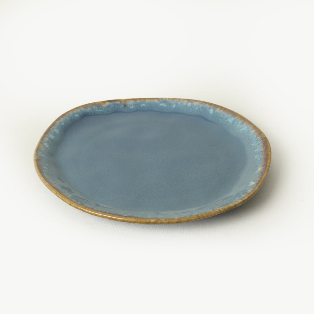 Shizen Blue Organic Cake Plate 20 Cm 6 Pieces