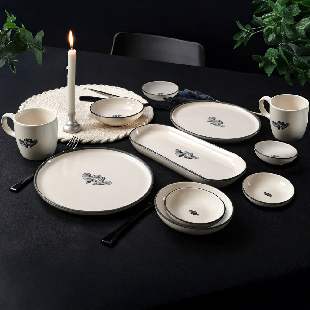 Amour Breakfast Set 11 Pieces for 2 People