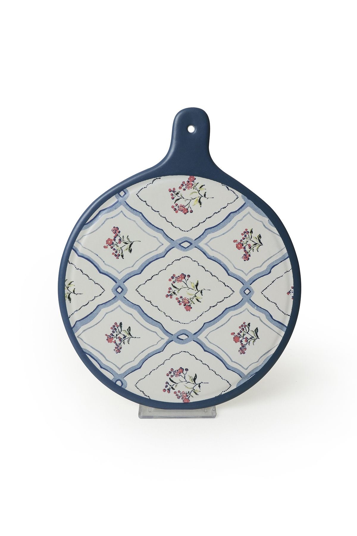 Floral Waves Cheese Serving Plate 26 Cm