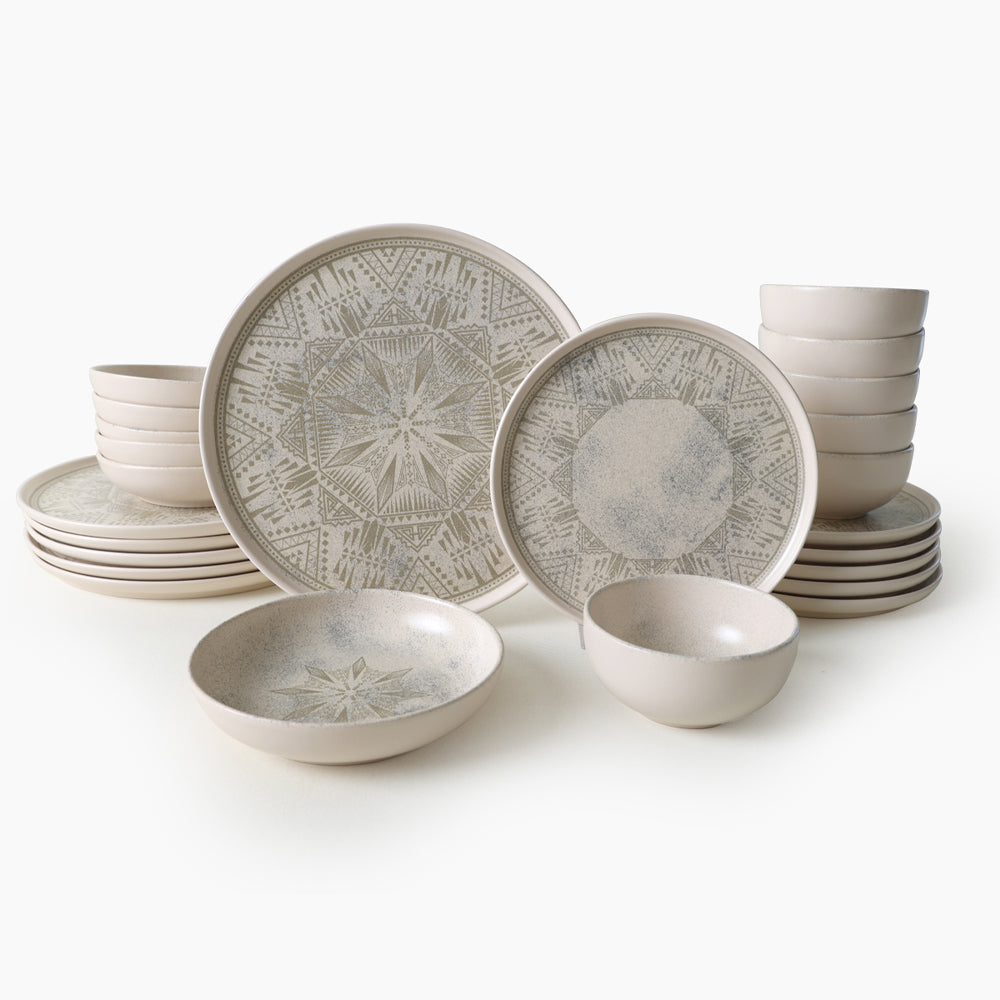 Groundlace Dinner Set 24 Pieces for 6 People