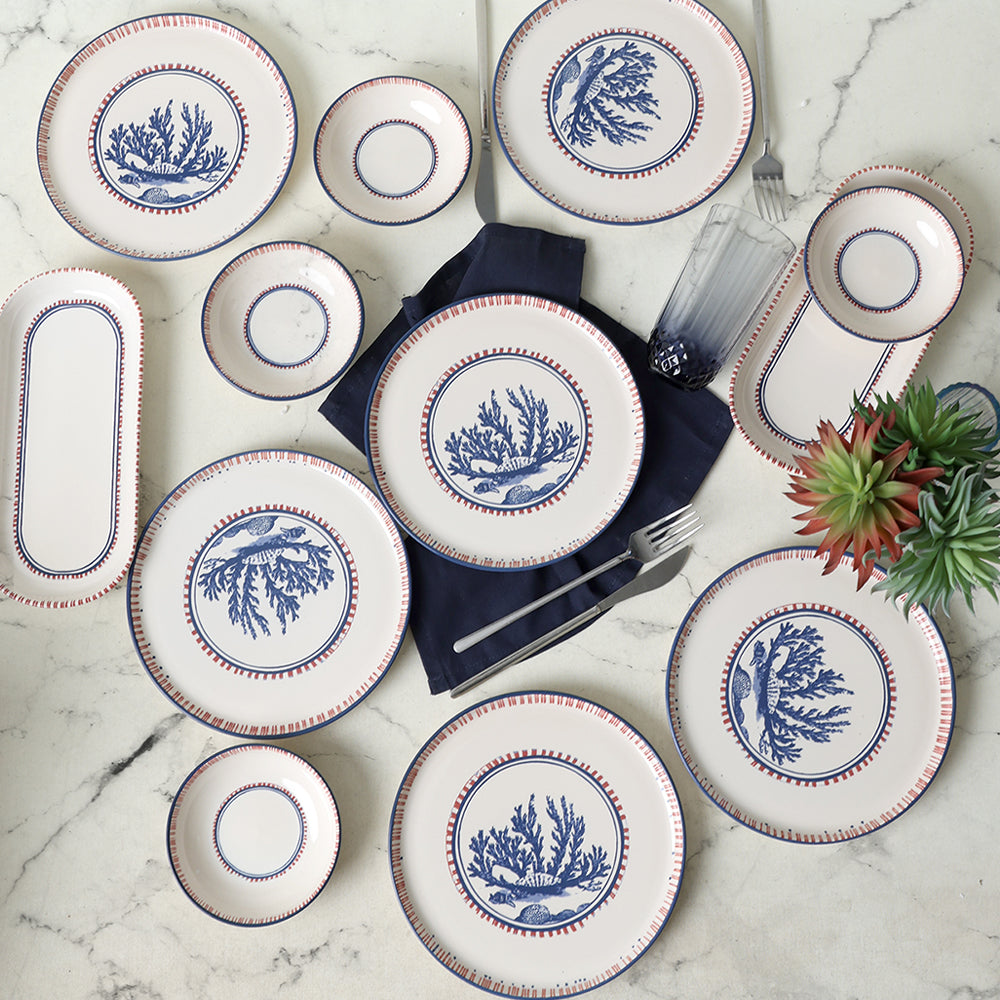 Marine Wonders Breakfast Set 12 Pieces for 6 People