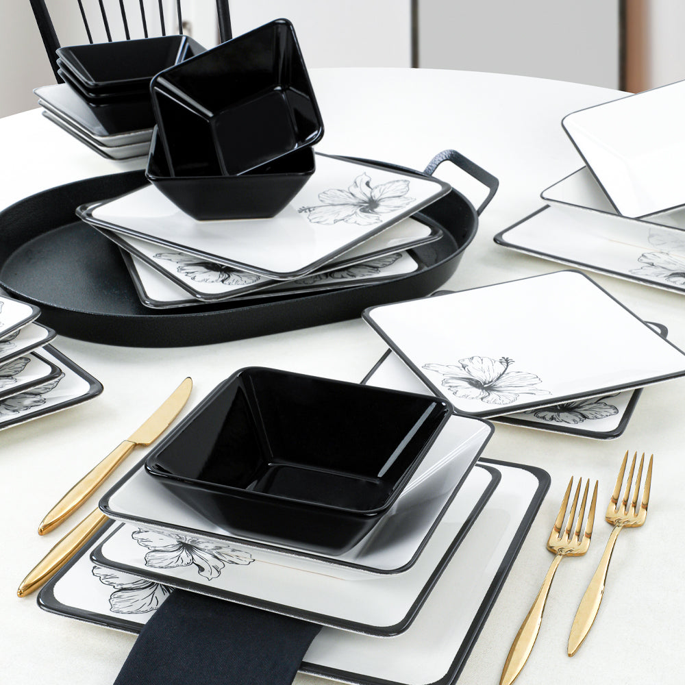 Lotus Dinner Set 24 Pieces for 6 People