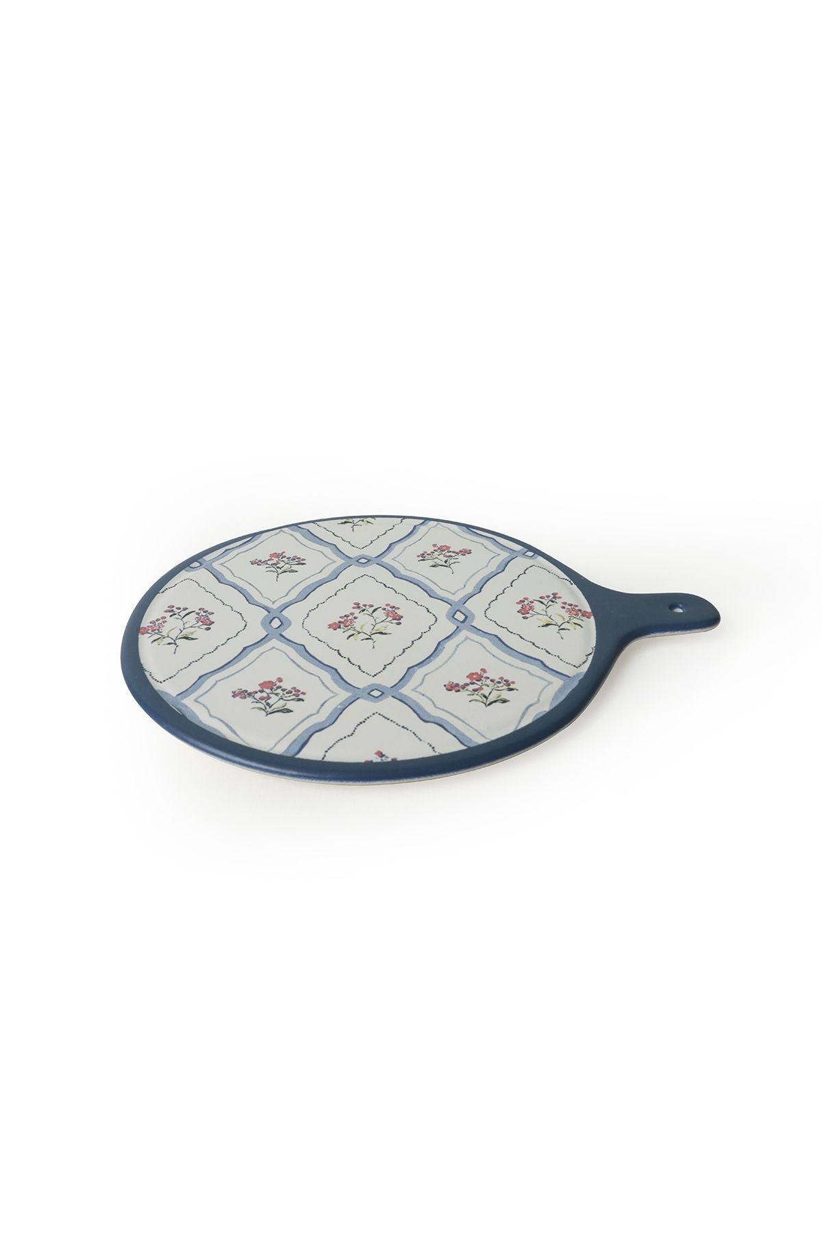 Floral Waves Cheese Serving Plate 26 Cm